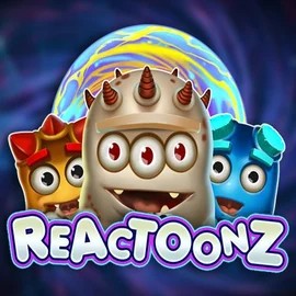 Reactoonz by Play’n GO, showcased at sportaza-casino.eu – game logo