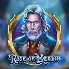 Slots logo of Rise of Merlin from Play’n GO at Sportaza Casino