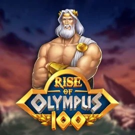 Rise of Olympus 100 slot logo by Play’n GO at Sportaza Casino
